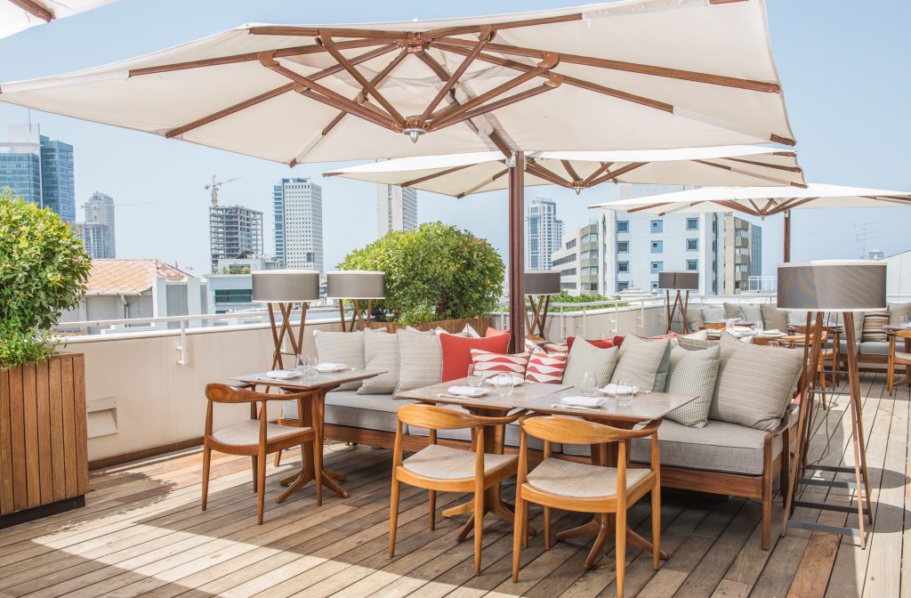 boutique-hotel israel tel aviv rooftop pool