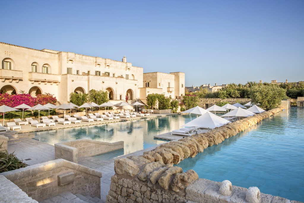 femstjernet hotel Syditalien pool spa