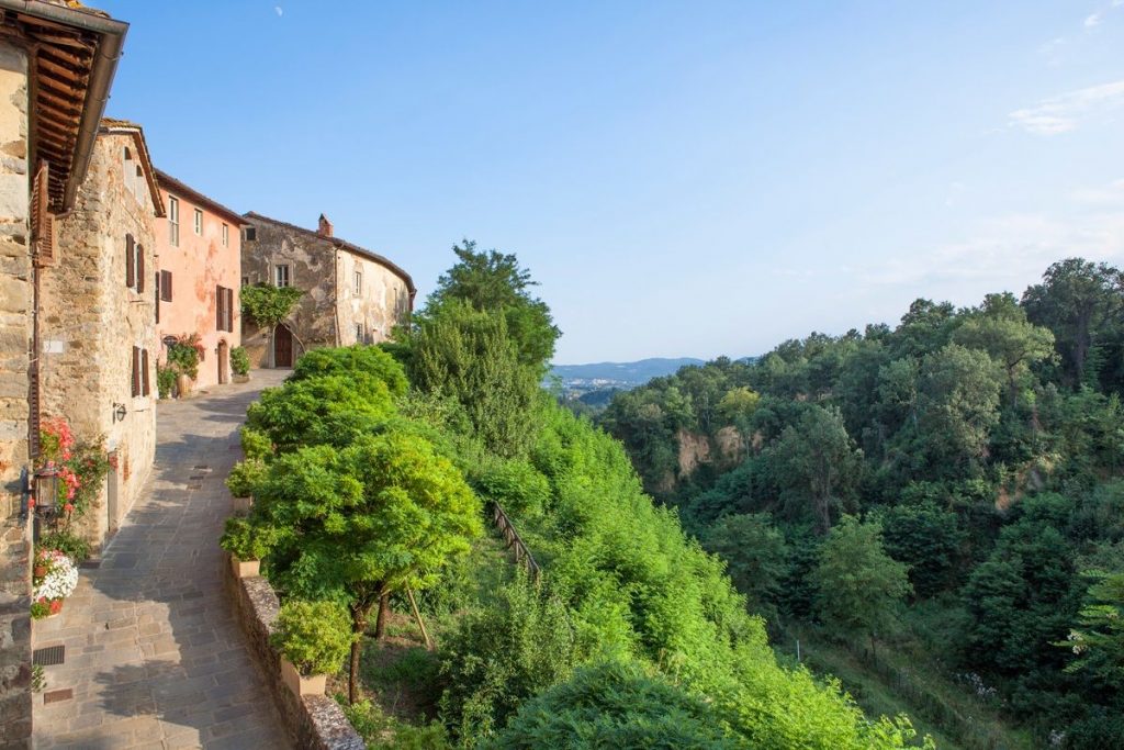 luksus toscana hotel traditionel landsby vinmarker