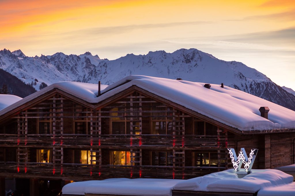Luksus design ski hotel Verbier W